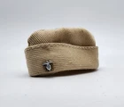 1/6 HASBRO GI JOE WW2 US TAN US NAVY LT. CMNDR. GARRISON SIDE CAP HAT