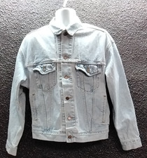 Men's M Levi Strauss Blue Jean Denim Trucker Jacket 70507-4834