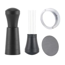 51mm WDT Tool Espresso Accessories Kit,Dosing Funnel and Puck Screen Set,Espr...