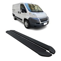 Seitenschweller Trittbretter Schweller FüR Citroen Jumper 2006-26 L1 Alu Schwarz