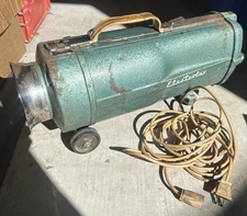 1950s ELECTROLUX CANISTER Model 60 LX Vacuum Cleaner Sled Atomic Blue TESTED