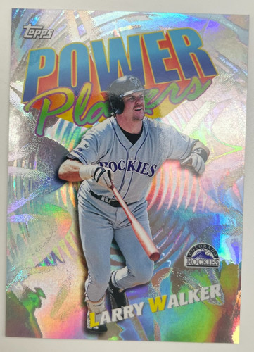 Larry Walker #P7 2000 Topps Power Players card