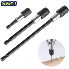 1/4 Inch Hex Shank Quick Release Screwdriver Bit Extension Bar Set