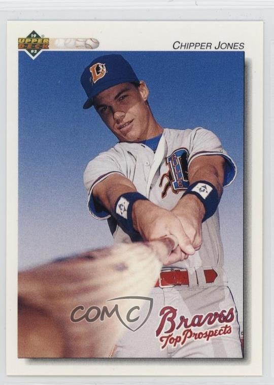 1992 Upper Deck Minor League Chipper Jones #165 HOF 19lw