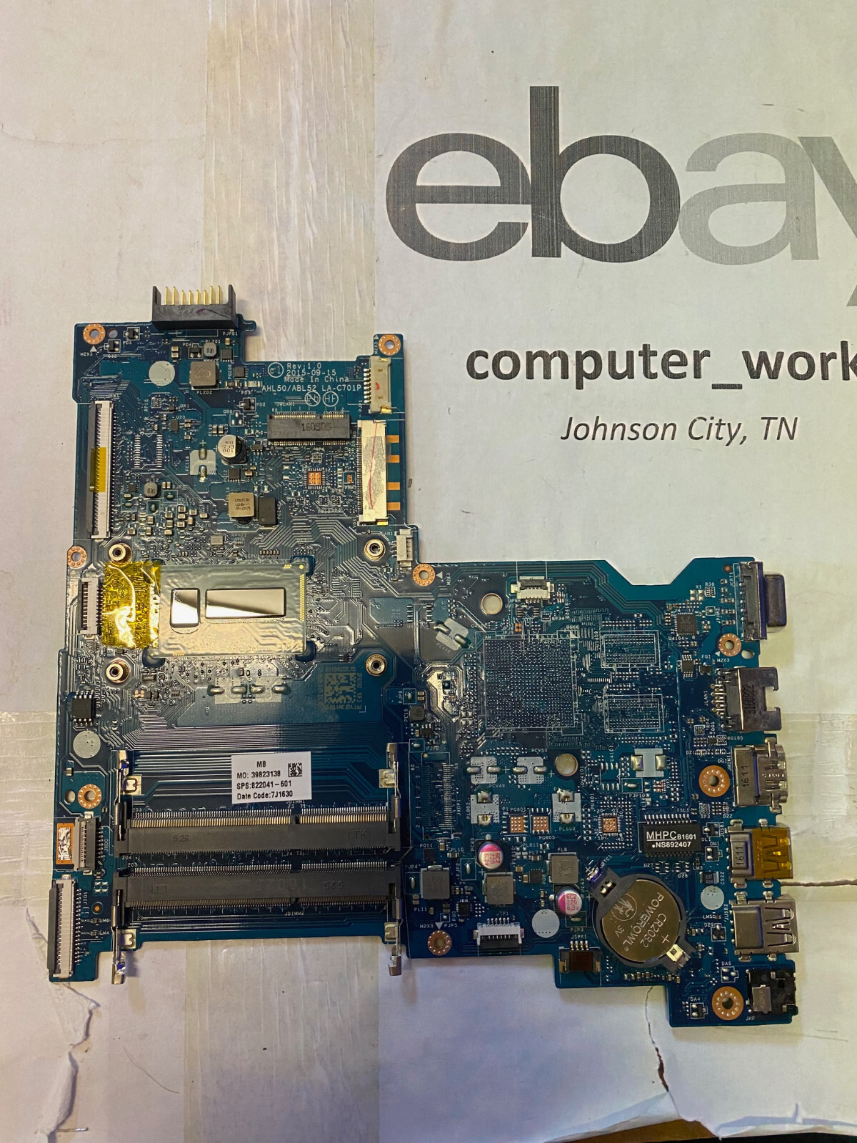 HP 250 G4 Laptop Motherboard with Intel i3-5005U 2.0GHz - Part 822041-601-image