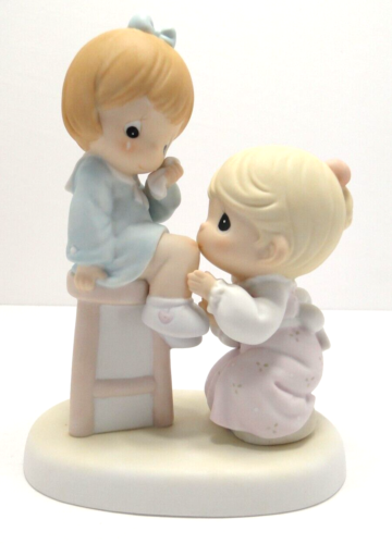 Vintage Enesco Precious Moments Figurine 163600 "You Are Always There For Me" - Picture 1 of 13
