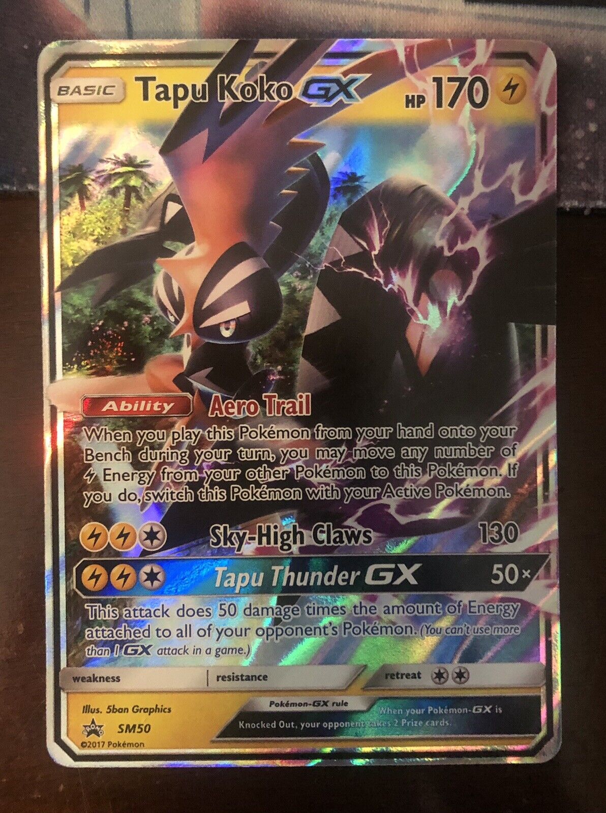 Shiny Tapu Koko GX SM50 JUMBO OVERSIZED Promo - Shiny Tapu Koko GX  Collection - Pokemon Singles » Pokemon English Promos - Collector's Cache