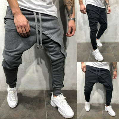 Man Casual Fashion Jogger Sweatpants Slim Fit Sport Track Pants Workout Trousers