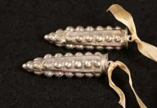 Antique Victorian Silver Dutch Needle Guards