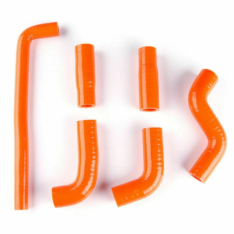 For 2002-2006 KTM 400/525EXC 2002 2003 2004 2005 Silicone Orange Radiator Hose - Изображение 3 из 4