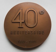 Médaille AVA 40ème ANNIVERSAIRE 1949-1989 (Cuivre)
