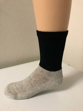 6 Pair Boy's or Girl's Heavy Thermal Athletic Crew Socks 6-8
