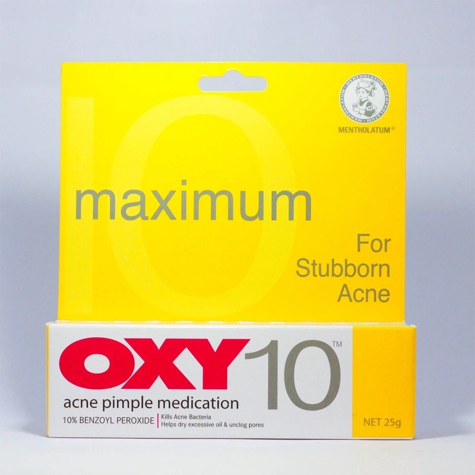 Original OXY 10 Maximum For Stubborn Acne Pimple Medication and Treatment 25g - Image 2 of 4