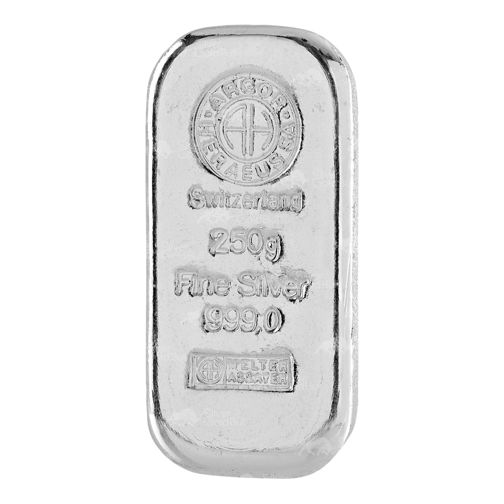 250 gram Silver Bar | Argor-Heraeus