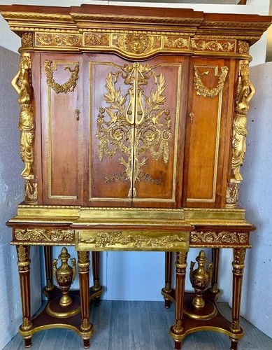 Prunk-Cabinet ,Schlossmobiliar, Marie-Antoine,Jean-Henri Riesener - Picture 10 of 16