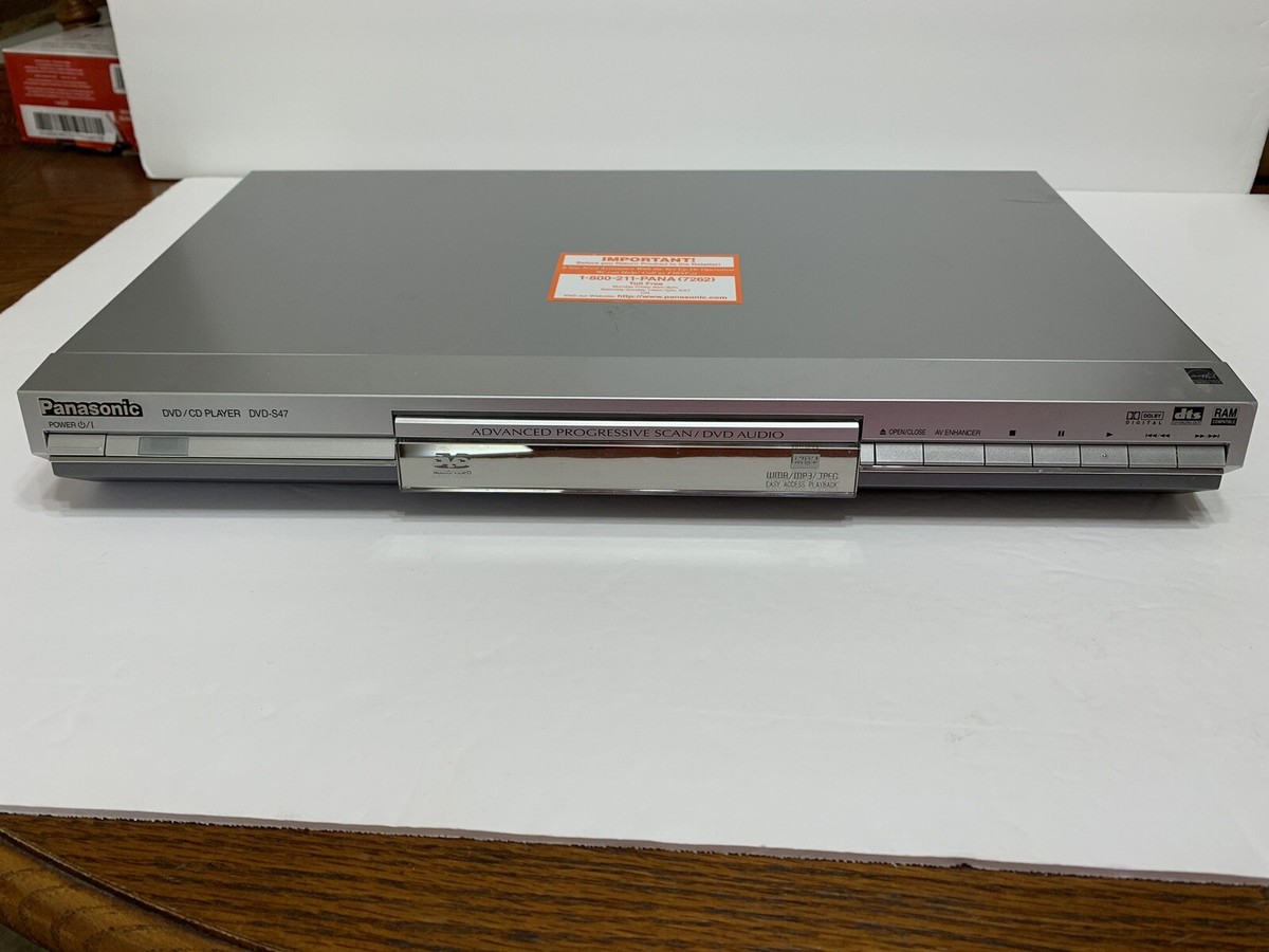 Panasonic DVD-S47 - DVD/ CD Player TESTED WORKING HOME VIDEO | eBay