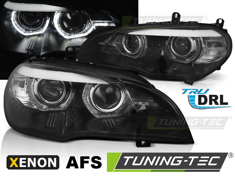 Xenon LED Tagfahrlicht Angel Eyes Scheinwerfer für BMW X5 E70 07