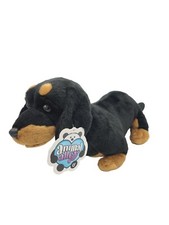 Black and Tan Smooth Dachshund Wiener Dog Plush - Animal Alley TRU