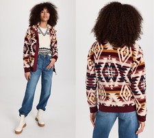 Faherty X Lehi Thundervoice $228 Eagle Hight Pile Fleece Jacket In Snowy Ridge S