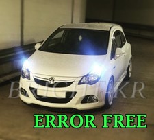 2x FOR DRL VAUXHALL ASTRA J DAY TIME RUNNING COOL WHITE BULBS CORSA D