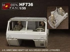Hobby Fan 1/35 HF-736 US Army M983 HEMTT OIF ACU Driver Crew - 2 Figures