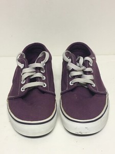 Vans Off The Wall Classic Canvas Low Top Shoe Purple Womens 7.5 Mens 6 TB4R  | eBay
