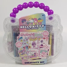 Hello Kitty and Friends Creativity Set 100+ Coloring Accessories Crayons Markers