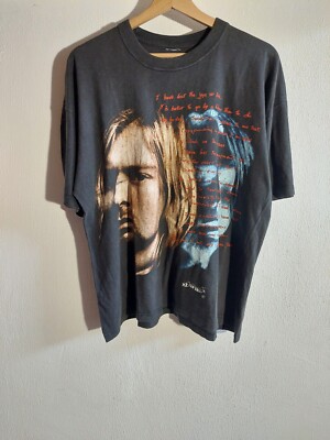 Vintage Kurt Cobain Empire T-Shirt 90s Clothing Nirvana Grung Is