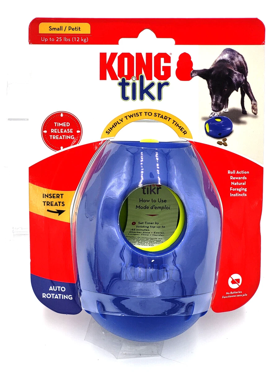 Kong Tikr Timed Release Small Treat Dispensing Dog Toy (No Batteries  Needed)