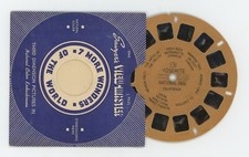 Yosemite National Park CA 1939 Dark Tan Front / Blue Back View-Master Reel 131