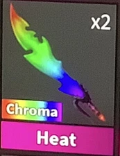 Chroma Heat Godly Knife Roblox Murder Mystery 2 MM2
