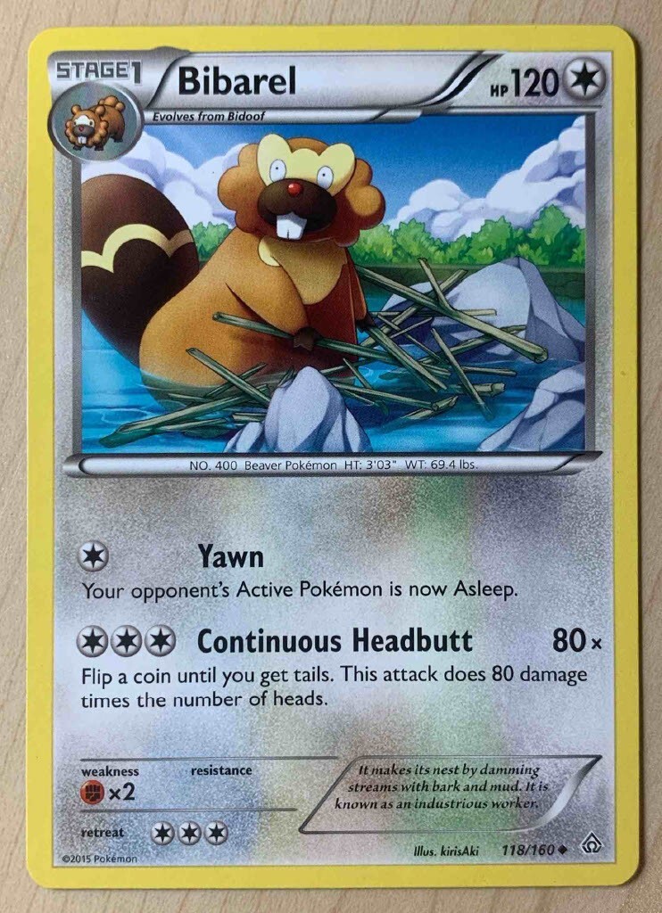 Bibarel 118/160 XY-Primal Clash Regular