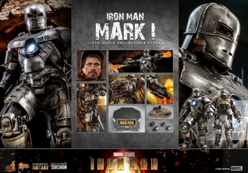 Figura Iron Man Mark I escala 1/6 MMS605 [Hot Toys] 908901 vendedor de EE. UU.