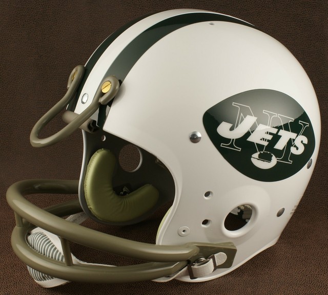 NEW YORK JETS 19651977 NFL Authentic THROWBACK Football Helmet eBay