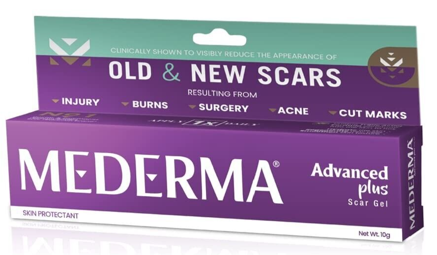 Mederma Advanced Plus Scar Gel, 10 gm - Free Shipping