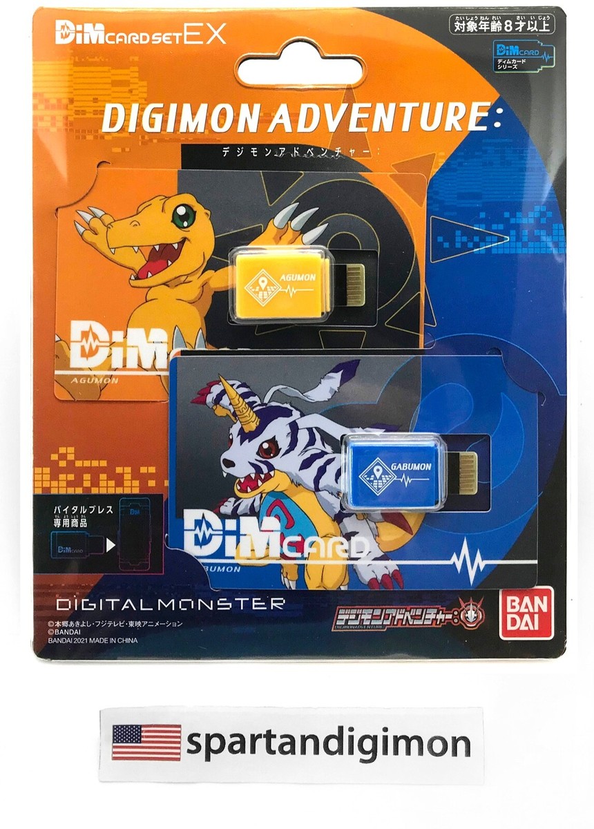 Digimon Vital Bracelet Dim Card Set EX Digimon Adventure