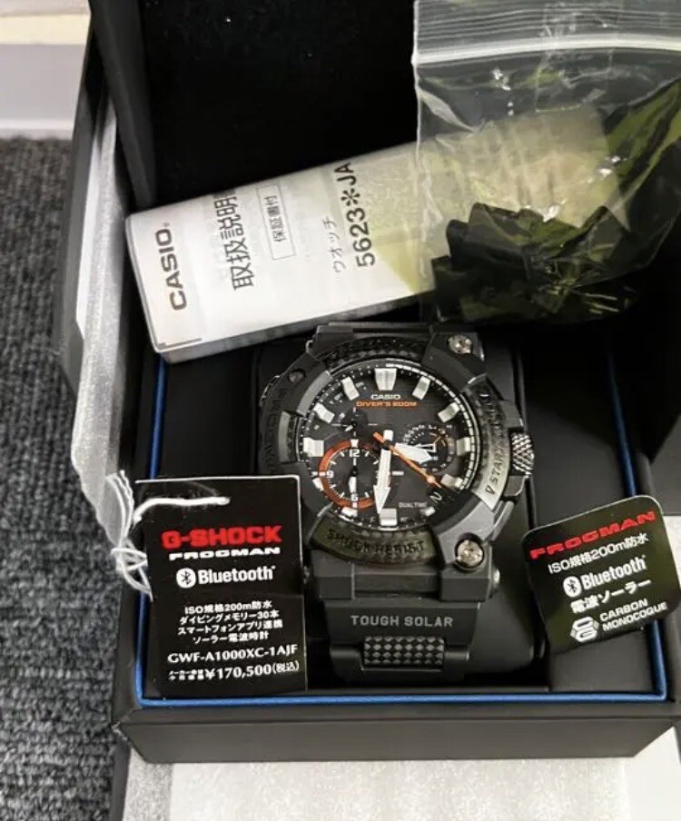 ①CASIO MASTER OF G FROGMAN GWF-A1000 CASIO G-SHOCK MASTER OF G SEA FROGMAN GWF-A1000C-1AJF