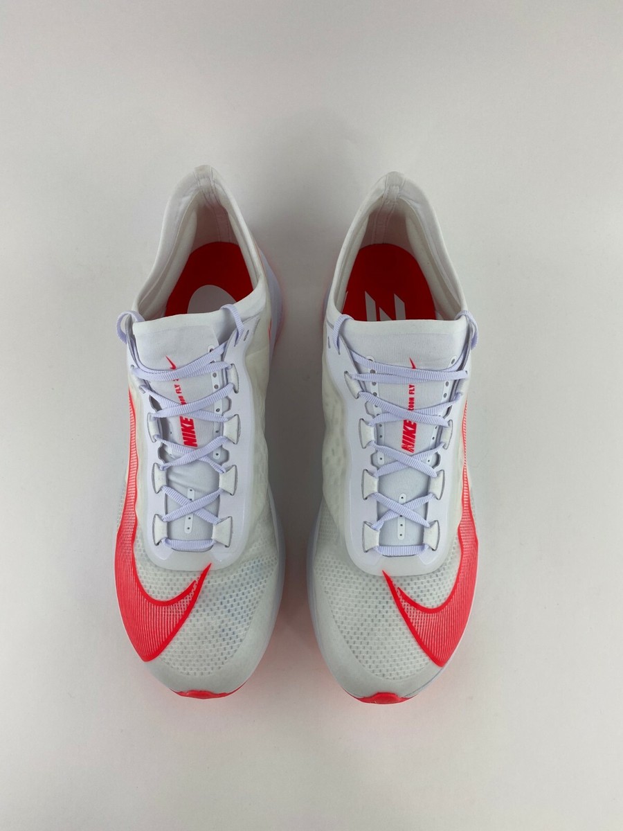 Nike Zoom Fly 3 Mens Size 7.5 Running Shoe White Laser Crimson AT8240101 Sneaker Nike Zoom Fly 3 Laser Crimson Men main image 4
