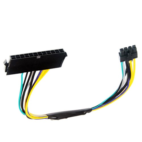 ATX 24Pin To 8Pin 18AWG Power Cable Adapter For DELL Optiplex 3020 7020 9020 - Picture 4 of 7