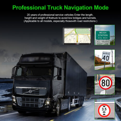 XGODY 7 Inch Truck GPS Navigation for Car System SAT NAV Speedcam POI New Map FM - Picture 7 of 13