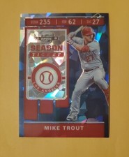 2020 Contenders Optic Blue Ice /99 Mike Trout #9 SSP 