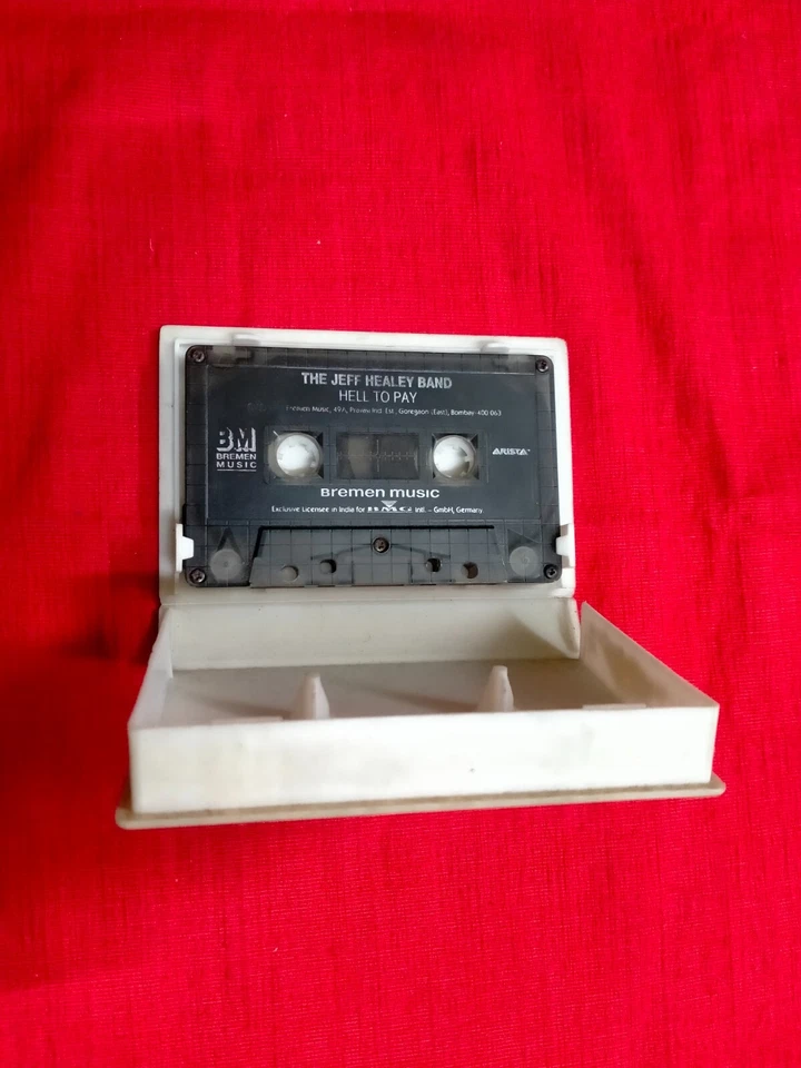 The Jeff Healey Band Hell To Pay 1991 Clamshell CASSETTE TAPE INDIA indian - Image 4 of 4