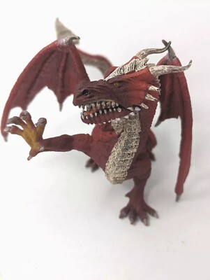 Schleich Eldrador Red Dragon Warrior Hunter Toy Figure D-73527 (Retired)