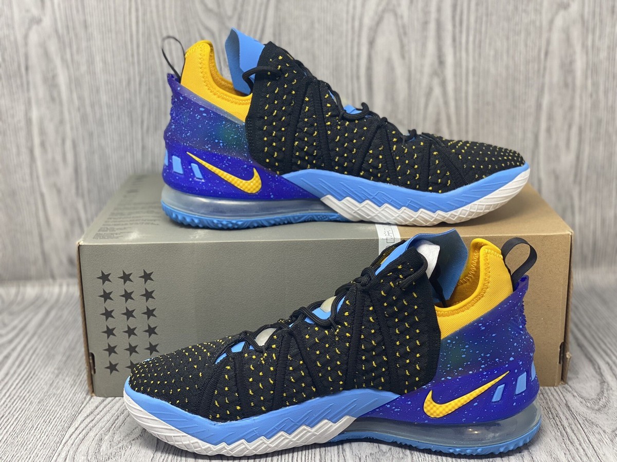 Nike LeBron 18 Dynasty Minneapolis Lakers CQ9283-006 Men's Size