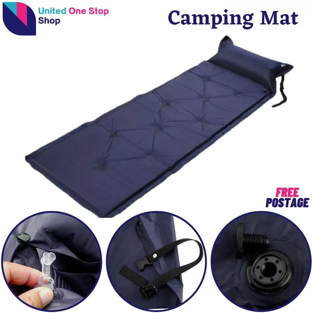 Self Inflating Camping Mat Inflatable Roll Up Sleeping Mattress