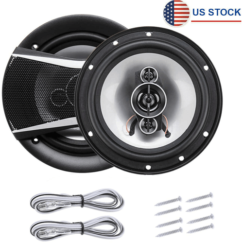 2pcs 6" 650W Car HiFi Coaxial Speaker Audio Music Stereo Full Range Loudspeakers