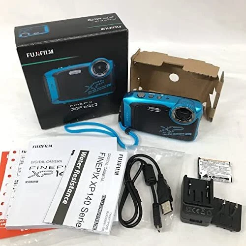 FUJIFILM Waterproof Camera XP140 Sky Blue FX-XP140SB | eBay