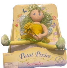 Applause Petal Pixies Cloth Doll September Birthday - Retired