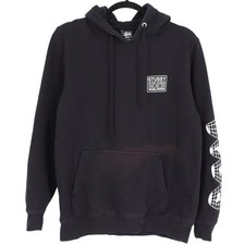 Stussy Worldwide Globe Graphic Hoodie Mens Si...