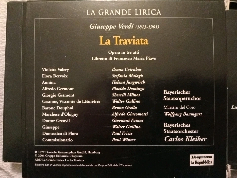 CD + Libretto La Grande Lirica da L Espresso  - Immagine 3 di 4